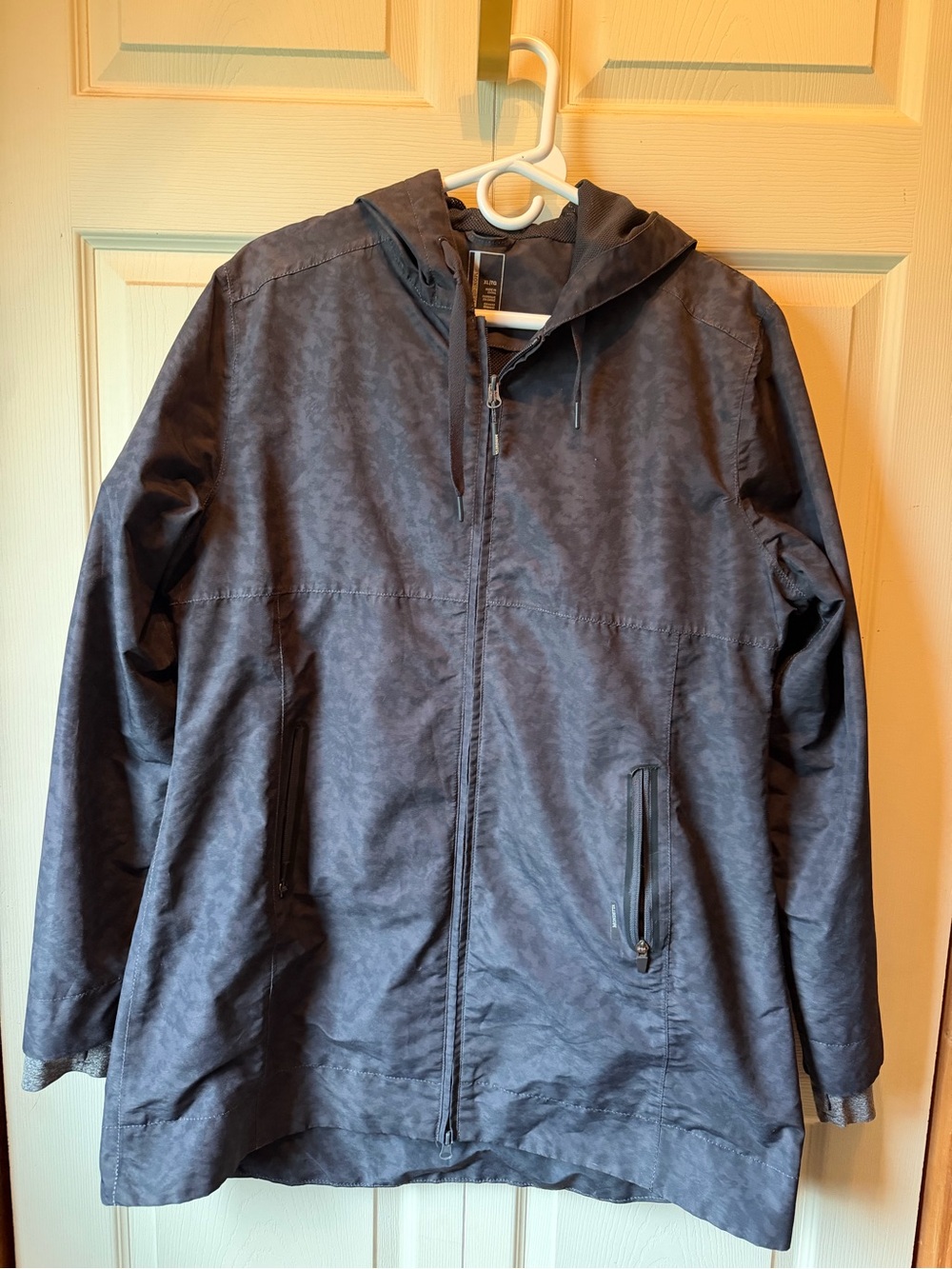 Mondetta Wonen’s Hooded Zip Jacket - Charcoal/Purple